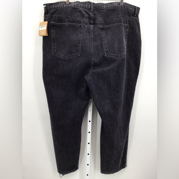 Reformation Julia Crop High Cigarette, Color: Black, Size: 20 - Picture 2 of 3